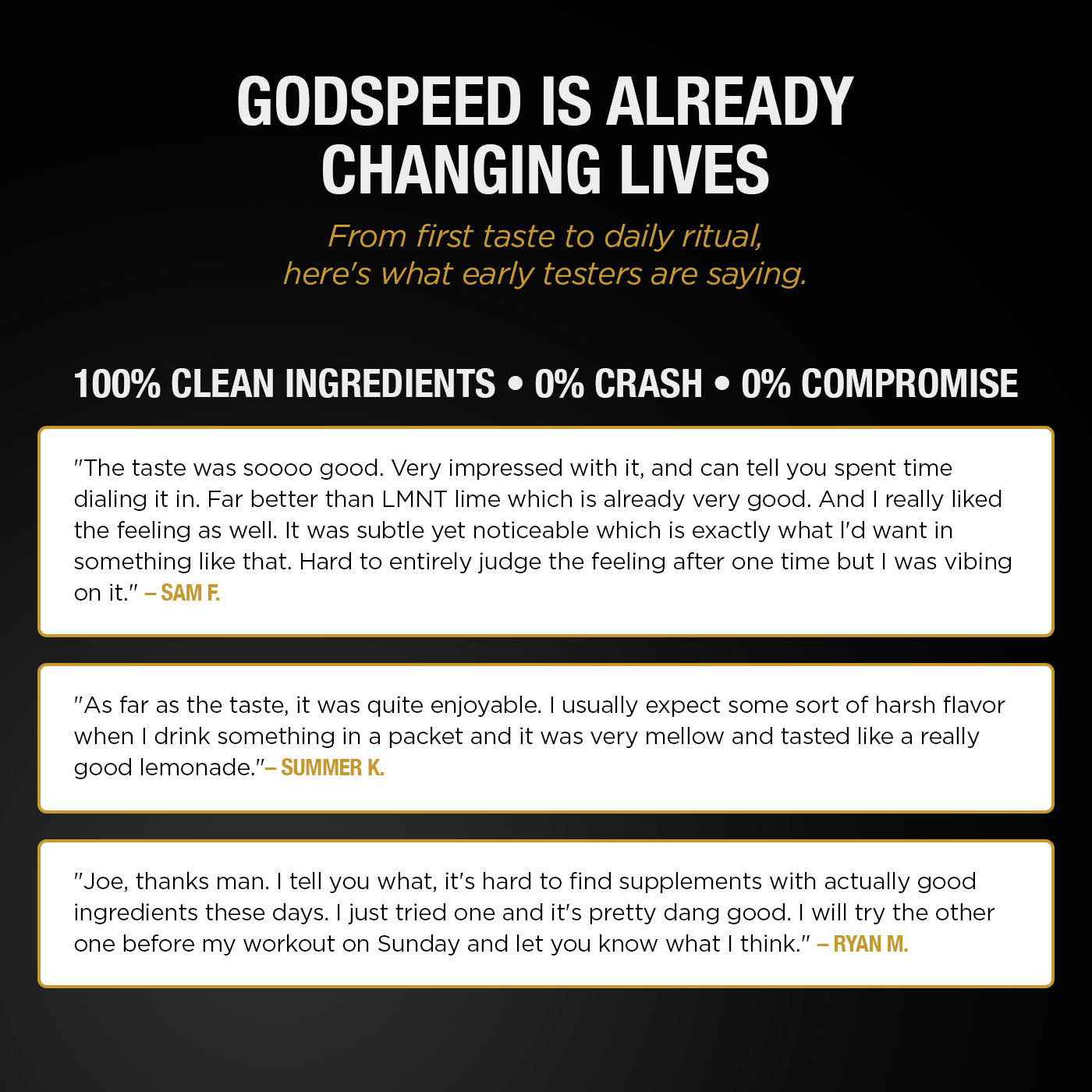 Godspeed Cellular Energy Drink